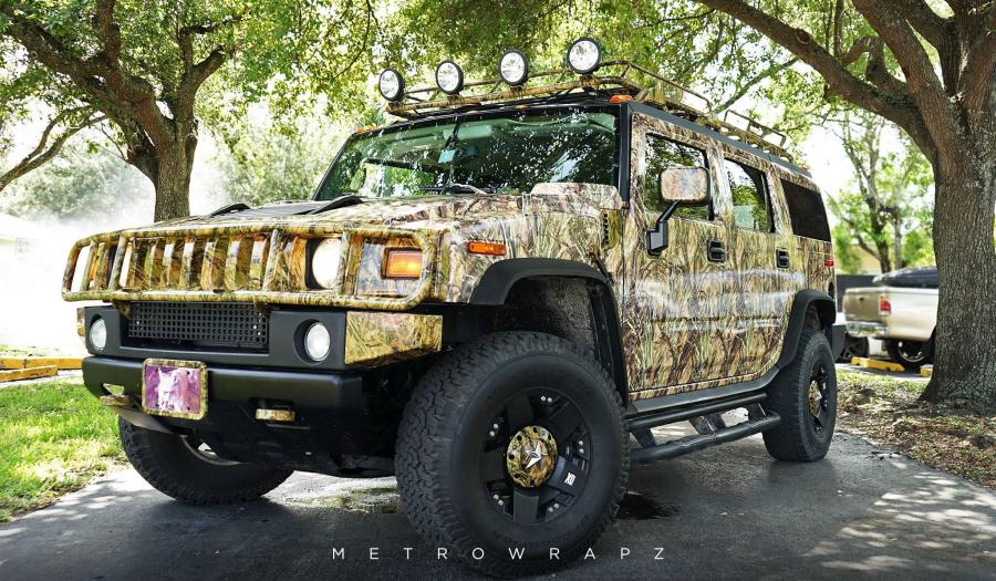  Hummer H2 Alligator Ron by MetroWrapz 2016 года  (фото 4 из 6)